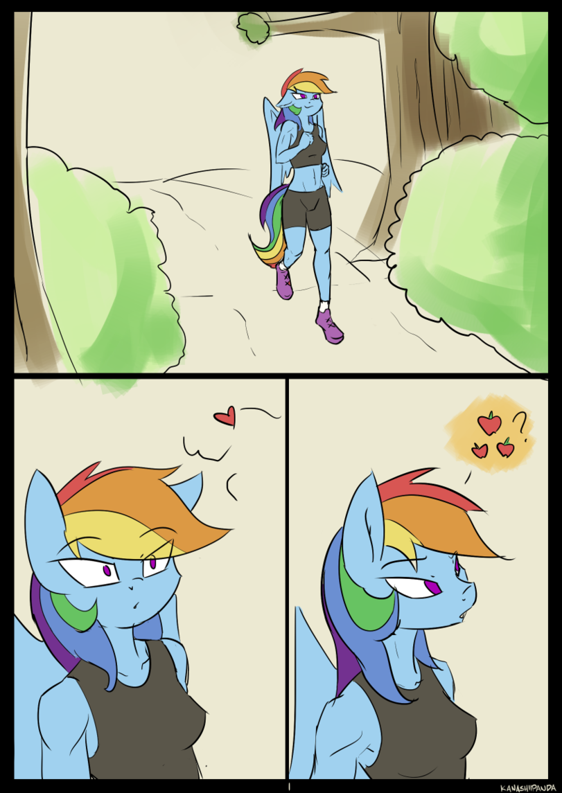 R34 Rainbow Dash mane 6 my little pony Applejack