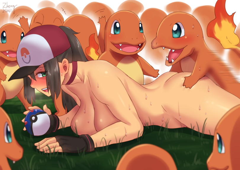 Pokemon porn r34 pokemon x human Zheng artist