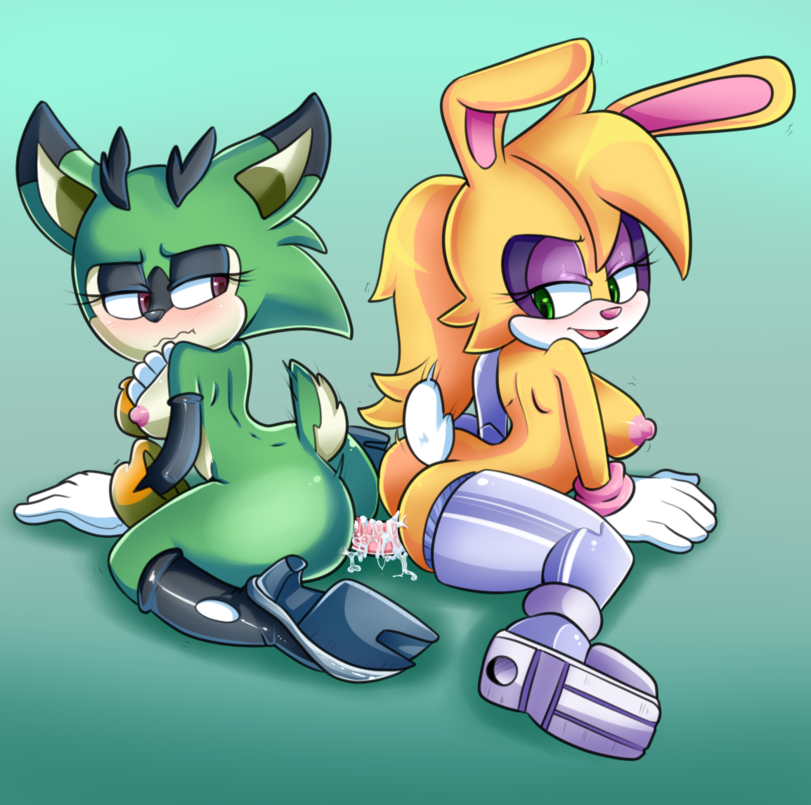 Sonic porn r34 Bunnie Rabbot Sonic Clove the Pronghorn