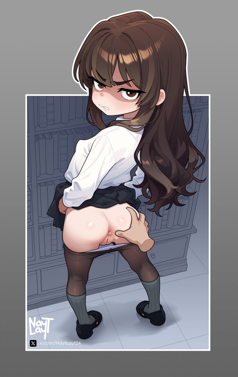 NaytLayt artist spread ass Demonstration Porn Art